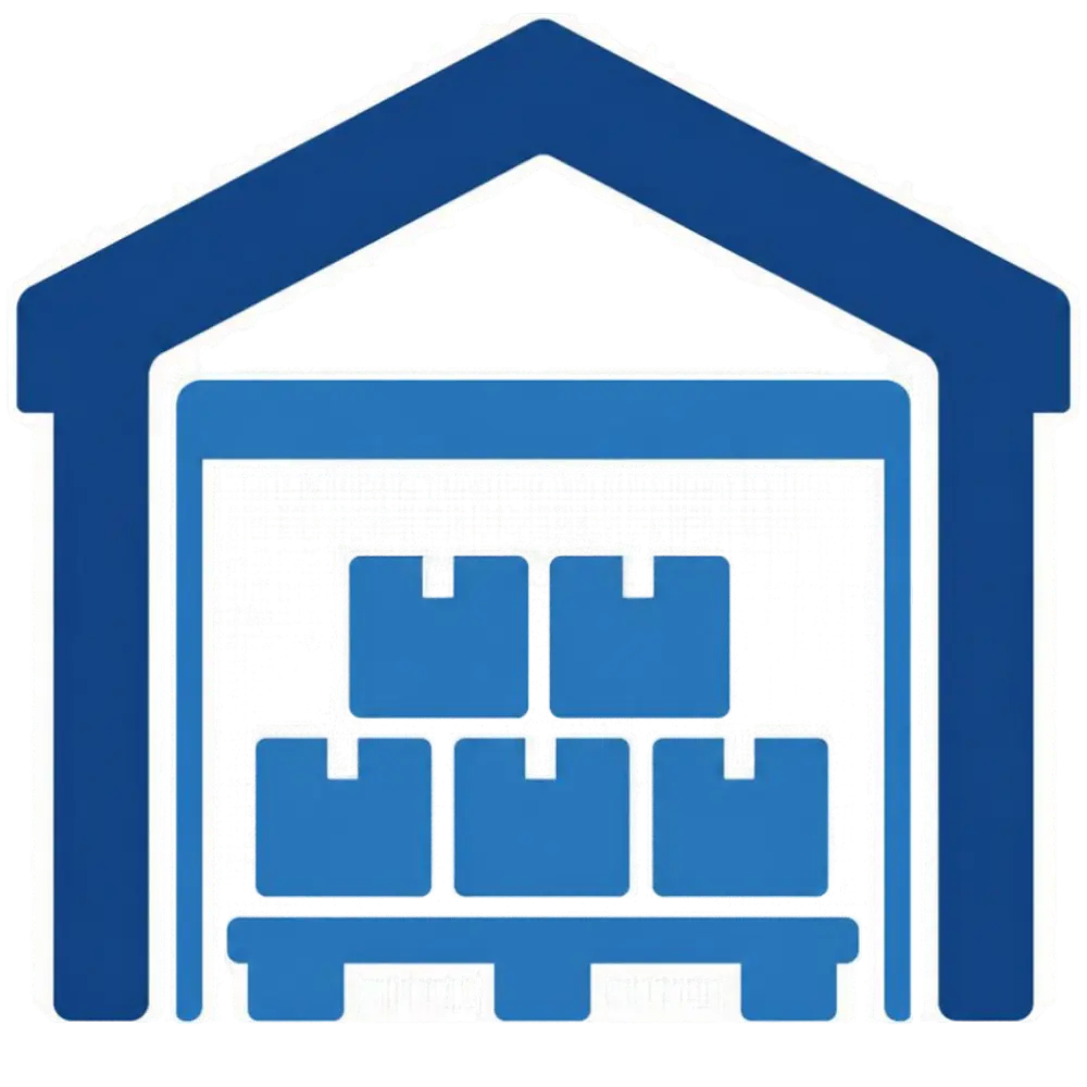 Icon representing managed warehouse storage space