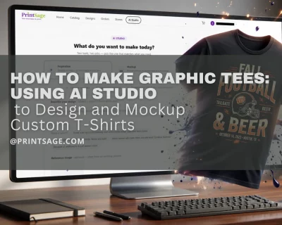 How to Make Graphic Tees: Using AI Studio to Design and Mockup Custom T-Shirts with PrintSage